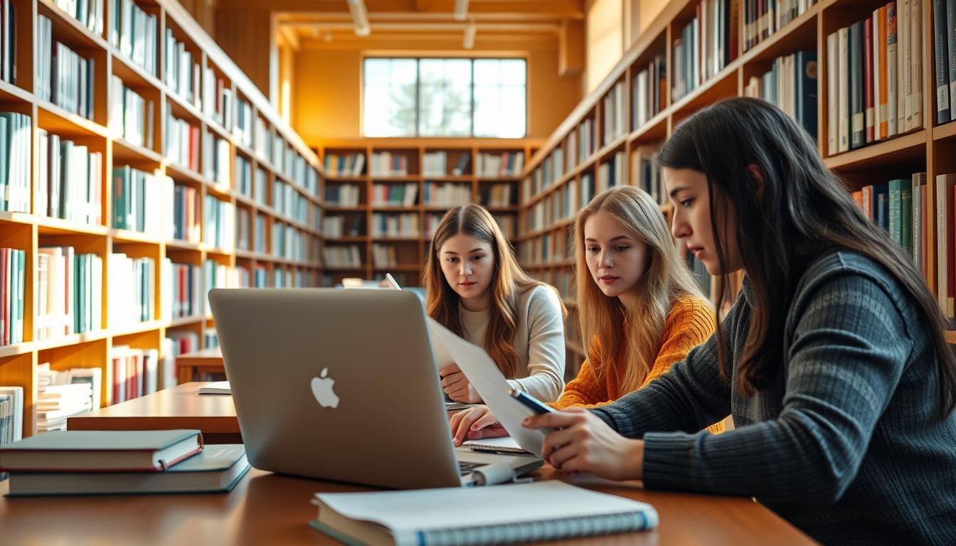 University campus and academic environment in Paris